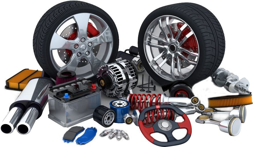 Assorted automotive spare parts
