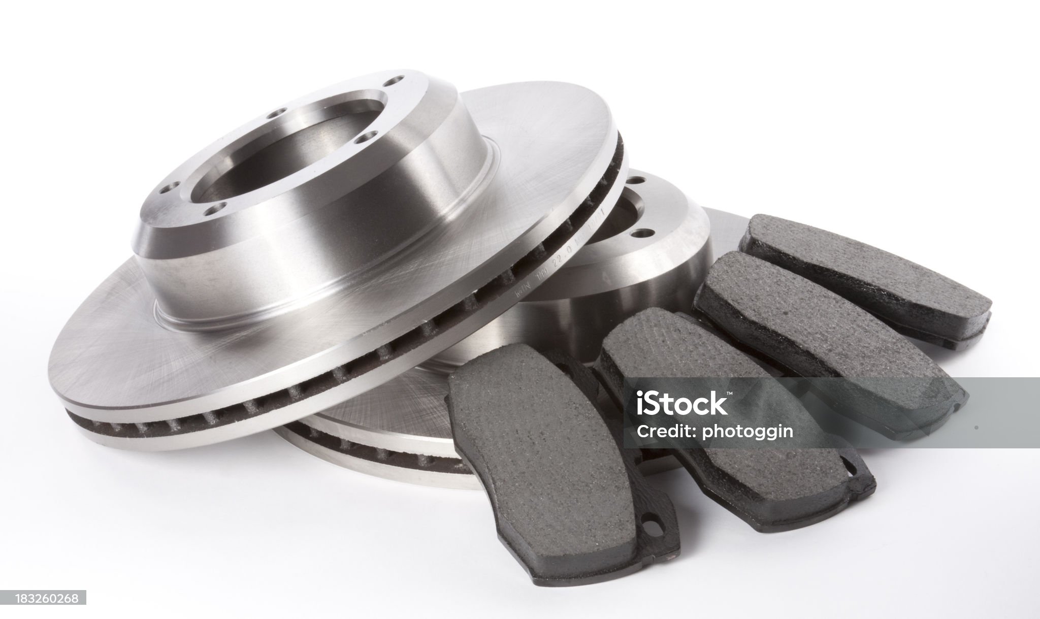 Vented Front Brake Disc Rotor Pair