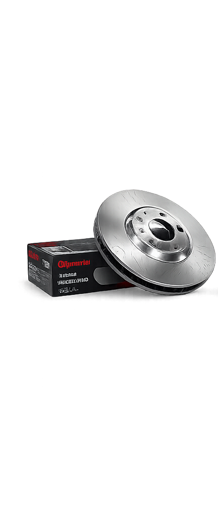 Genuine brake disc and OEM packaging